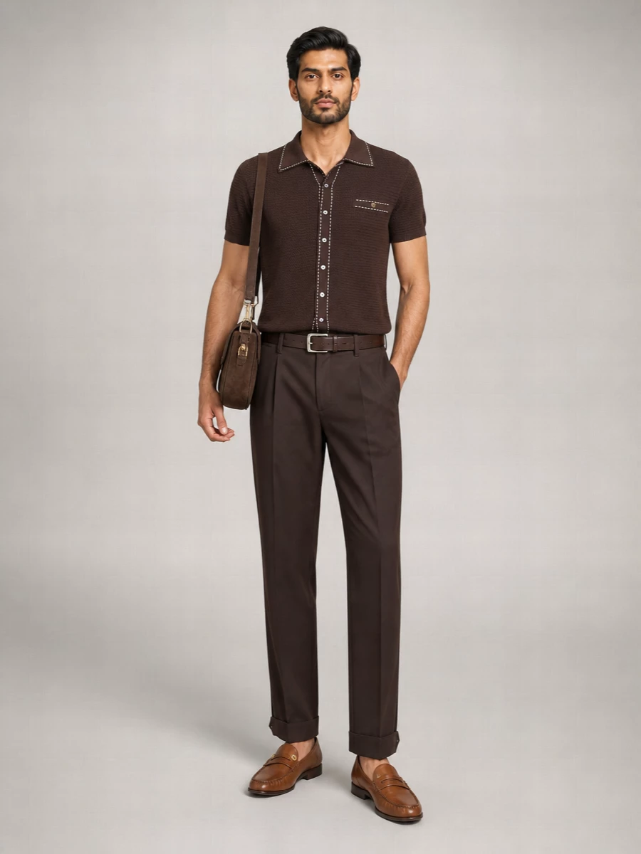 Versace Leather Loafers
