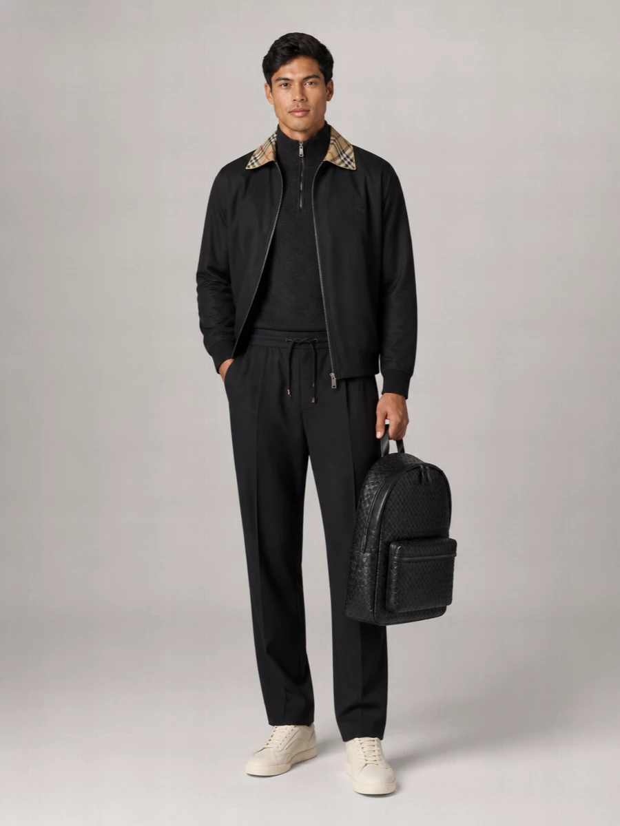 Bottega Veneta Leather Intrecciato Backpack