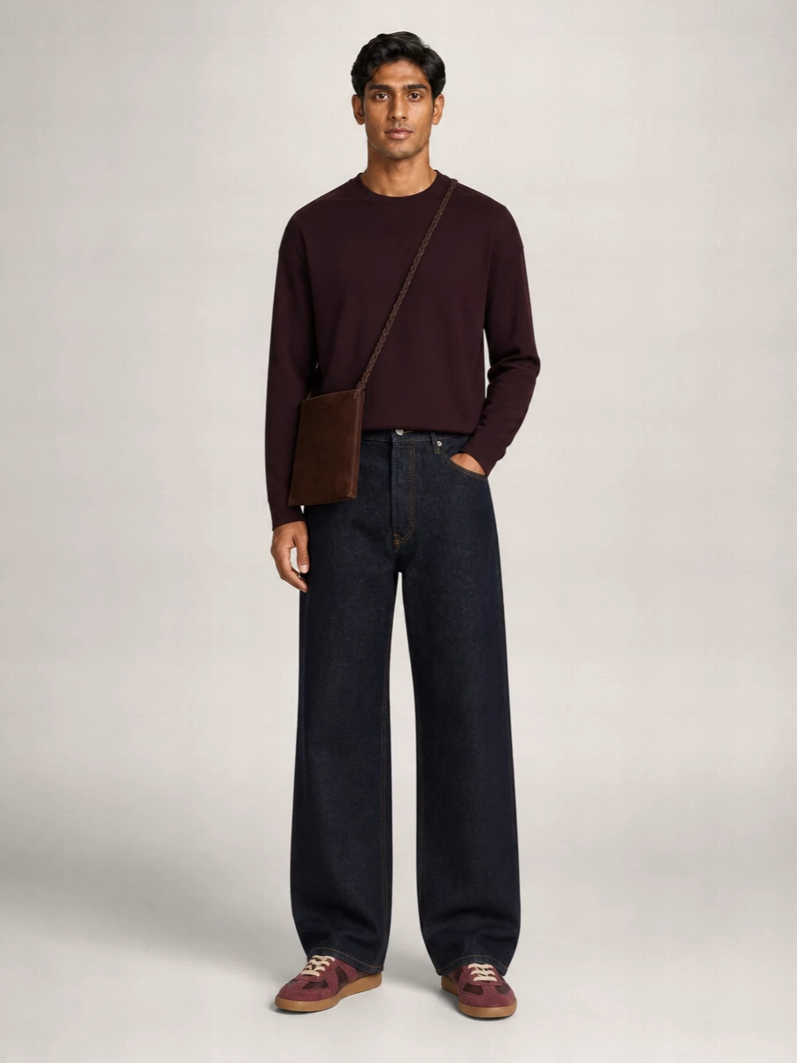 Dries Van Noten Cotton Oversized Long-Sleeve T-Shirt