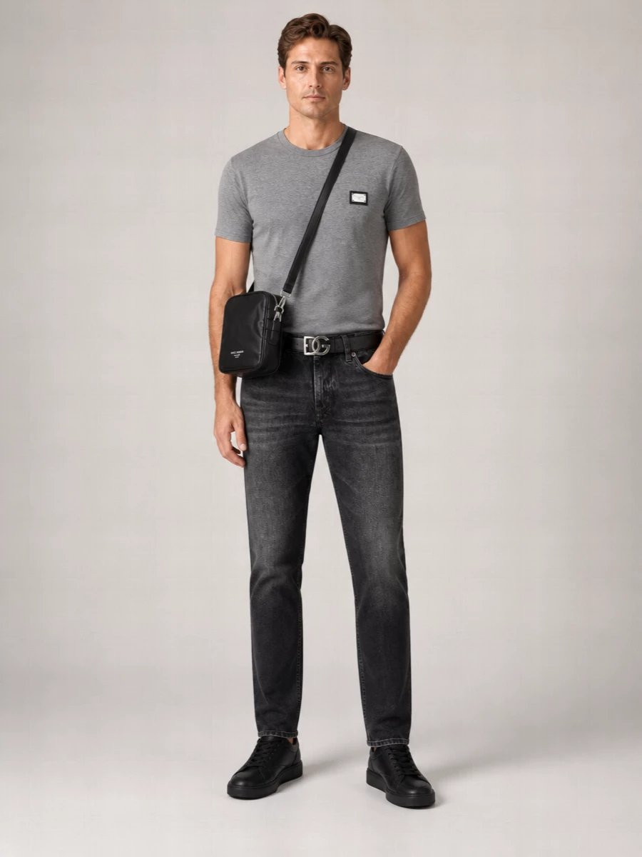 Dolce&Gabbana Cotton Regular-Fit Crew-Neck T-Shirt
