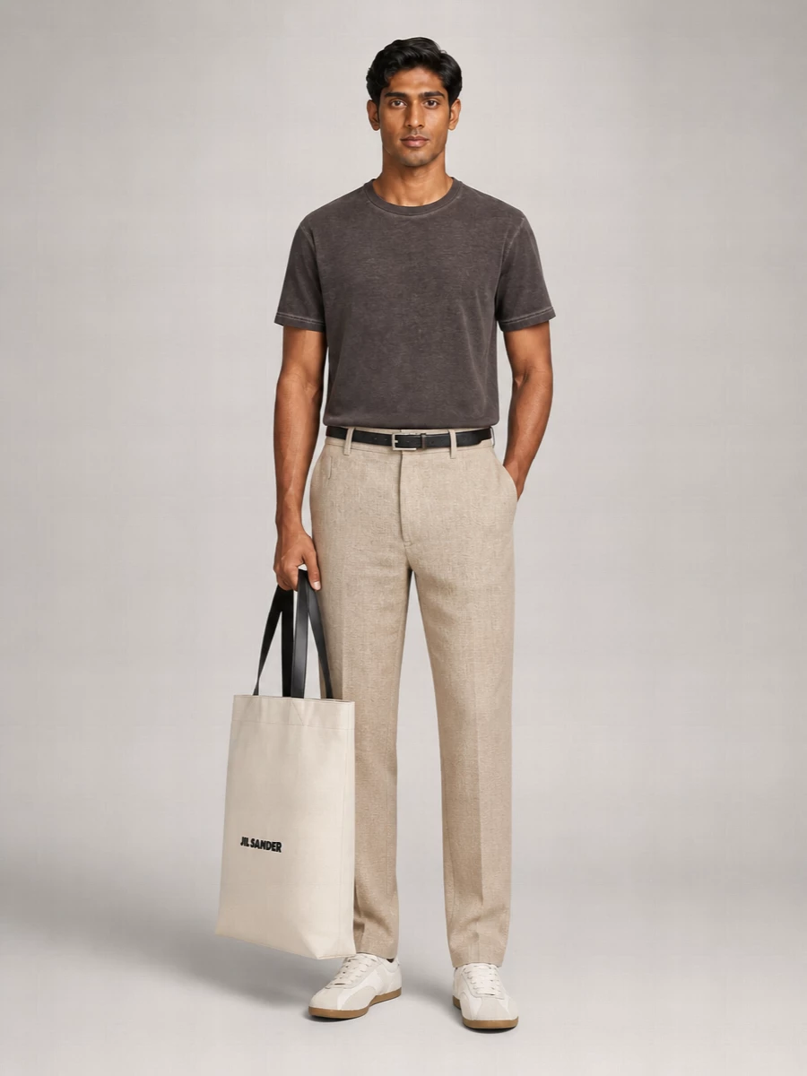 Séfr Ribbed Washed Cotton Jersey Short-Sleeve T-Shirt