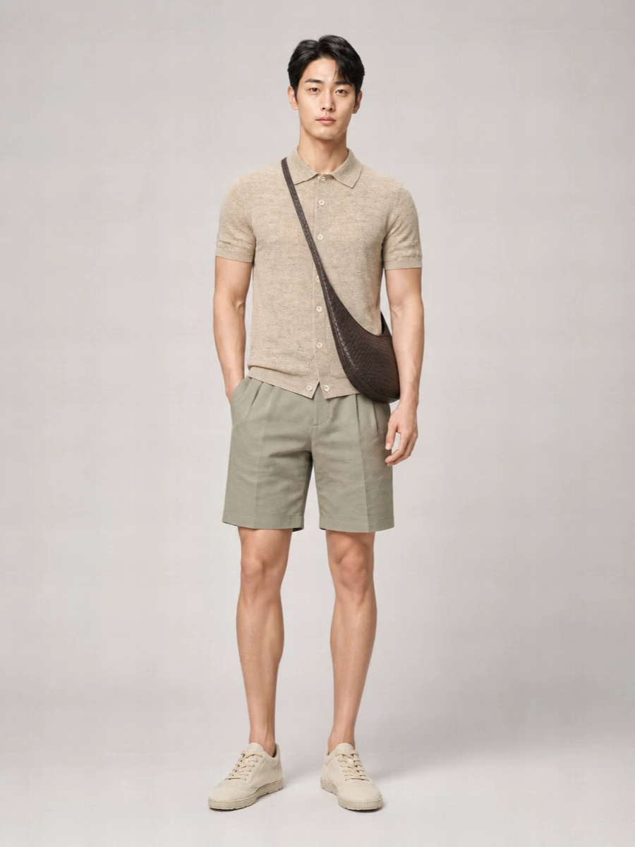 Brunello Cucinelli Linen Cotton Ribbed Cardigan