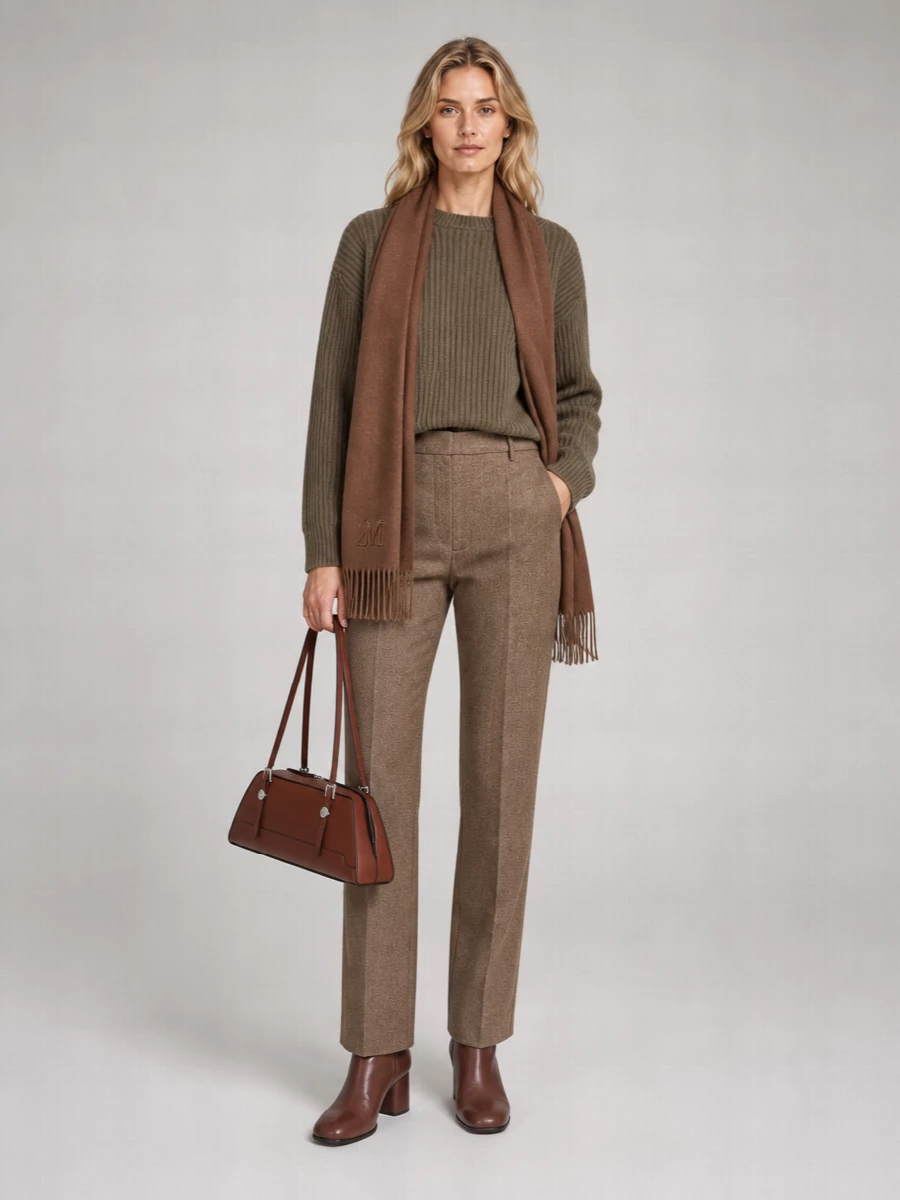 Mm6 Maison Margiela Ribbed Oversized Wool Sweater Dress
