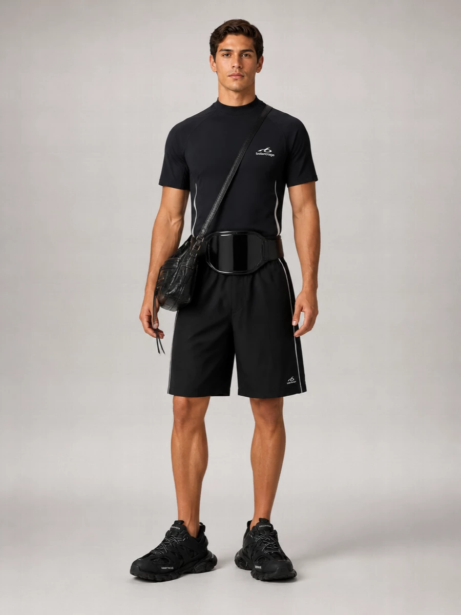 Balenciaga cotton cargo shorts