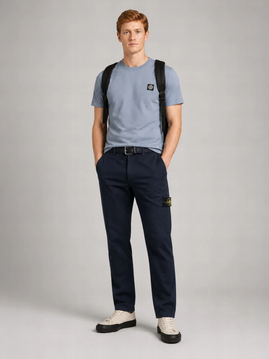 Stone Island Straight-Leg Trousers
