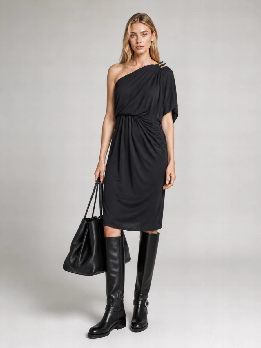 The Attico Large Leather Tote Bag