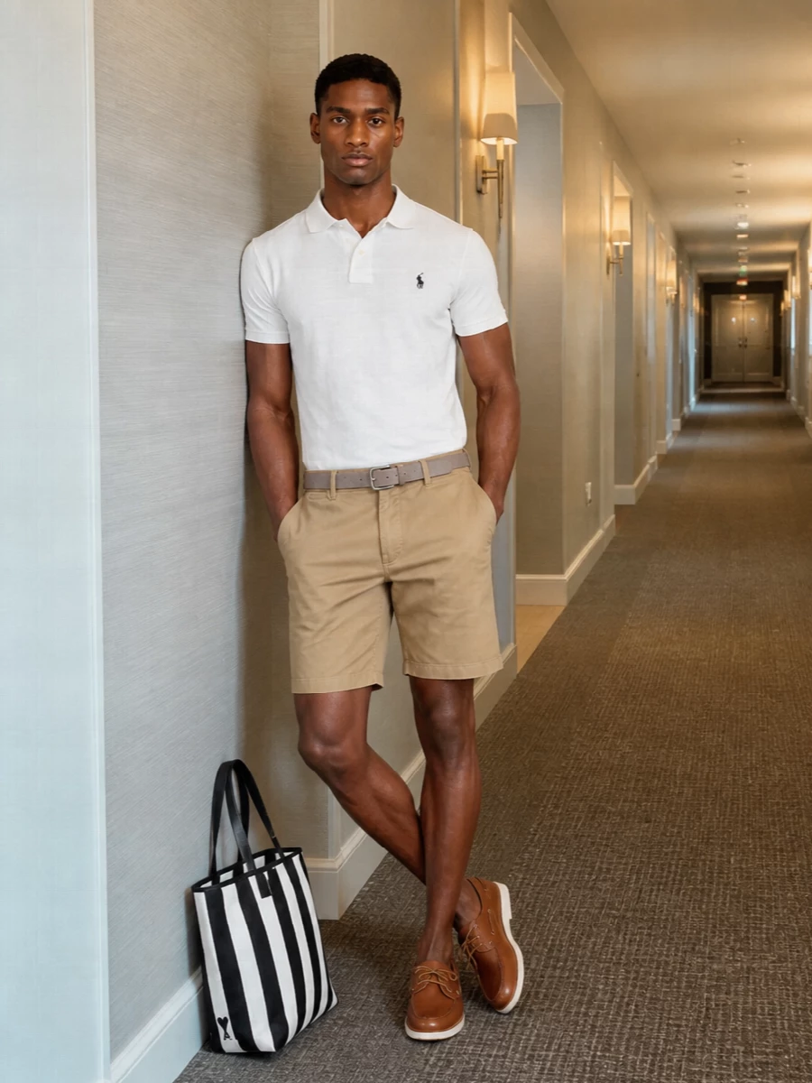 Polo ralph lauren polo khaki shorts tods boat shoes