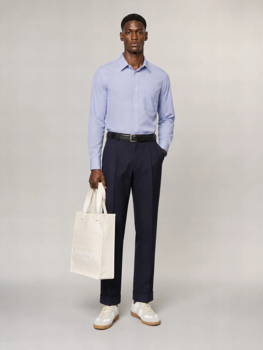 Maison Margiela Striped Cotton Shirt