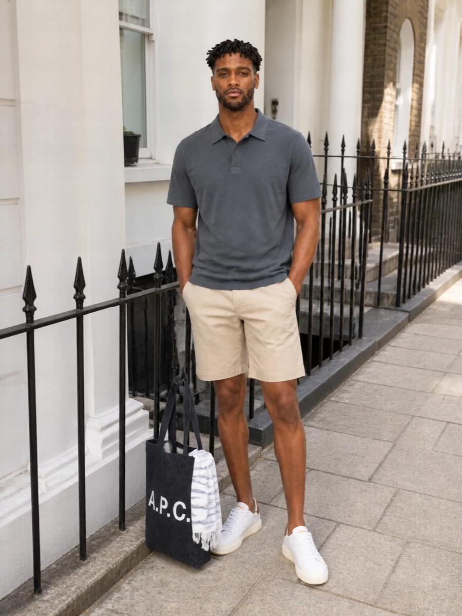 Hartford polo polo ralph lauren chino shorts outfit