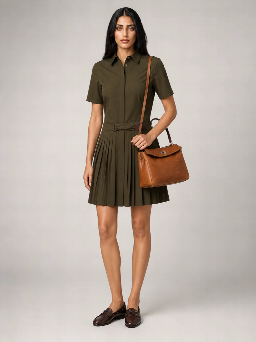 Bally Leather Apron-Toe Loafers