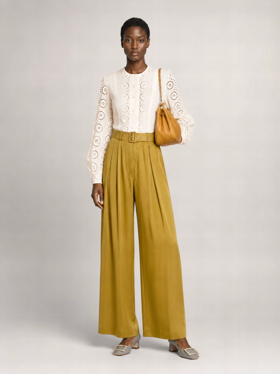 Zimmermann Silk Wide-Leg Trousers