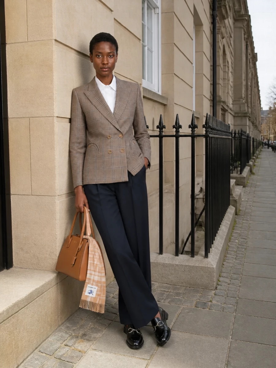 Blaze milano blazer navy trousers gucci loafers