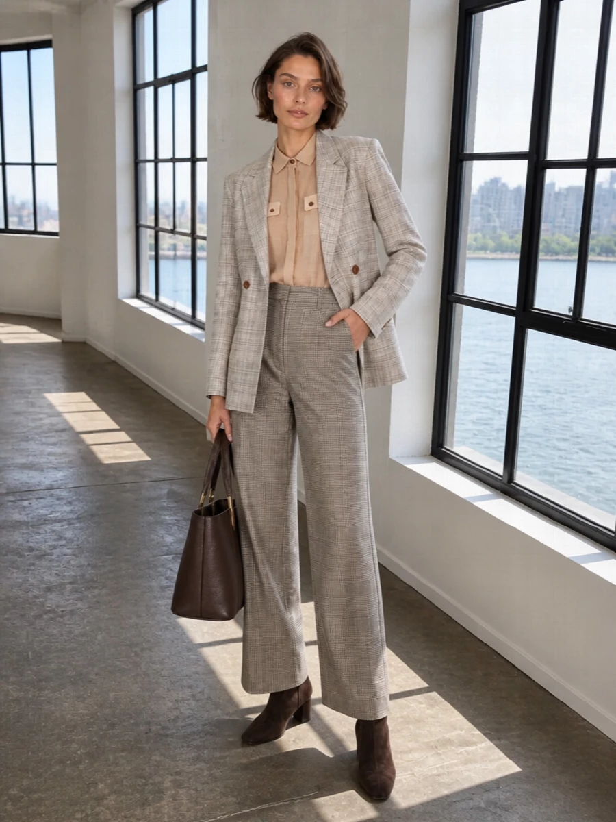 Max mara wide leg trousers alysi blazer outfit