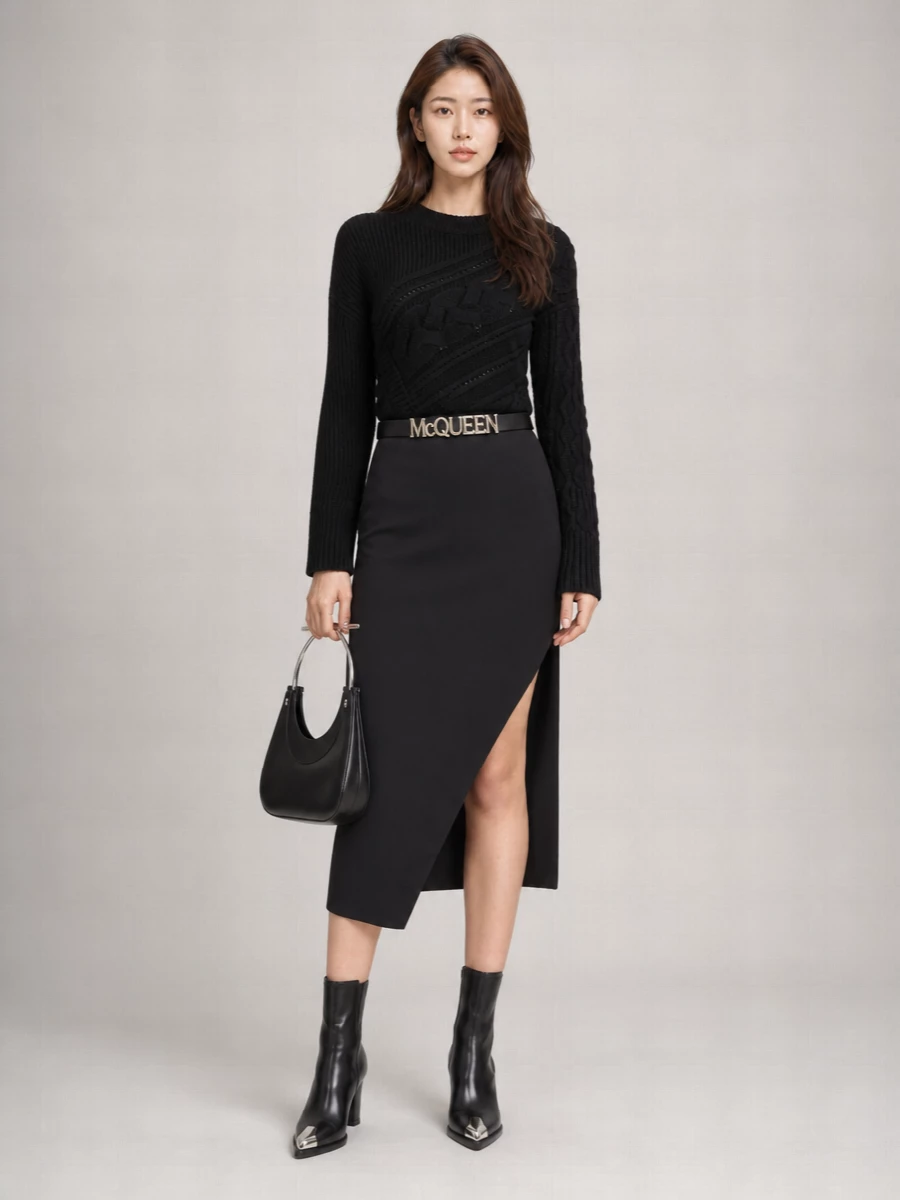 Alexander Mcqueen Leather Ankle Boots