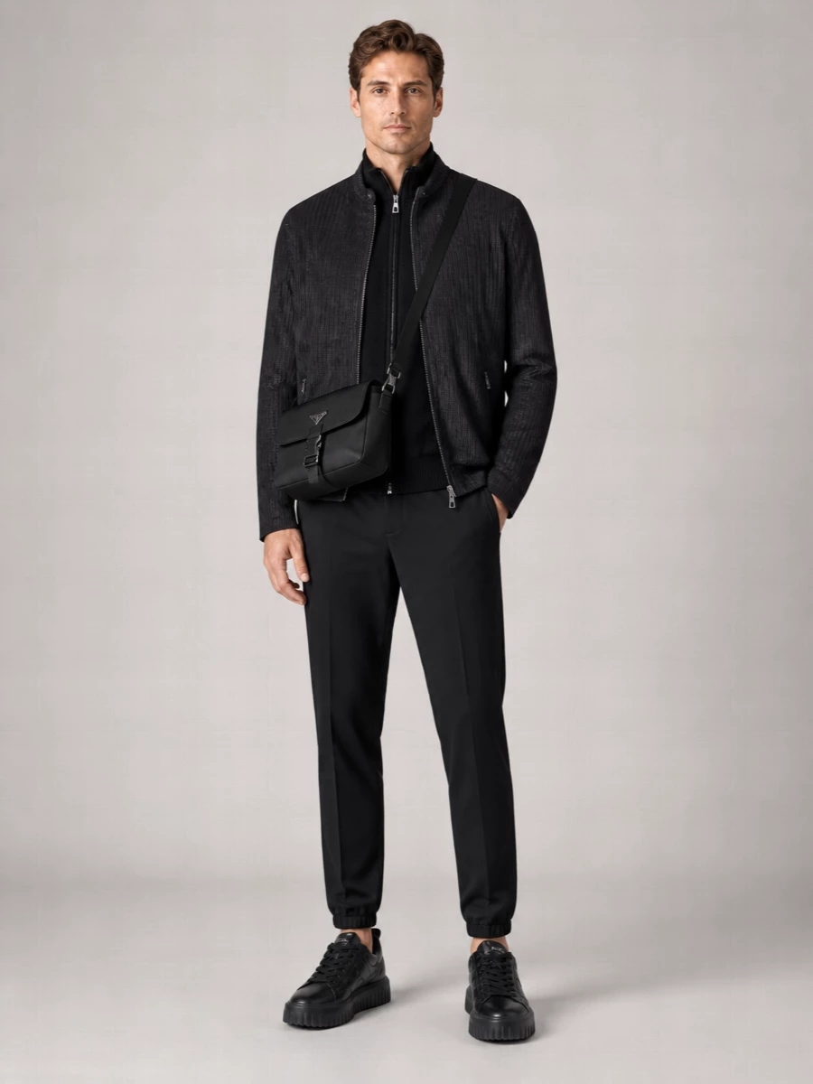 Giorgio Brato Leather Biker Jacket
