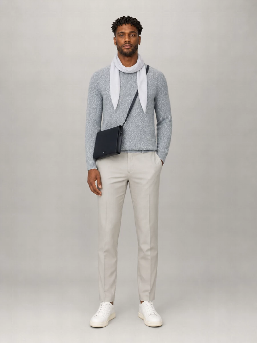 Zanone Two-Tone Knit Jumper