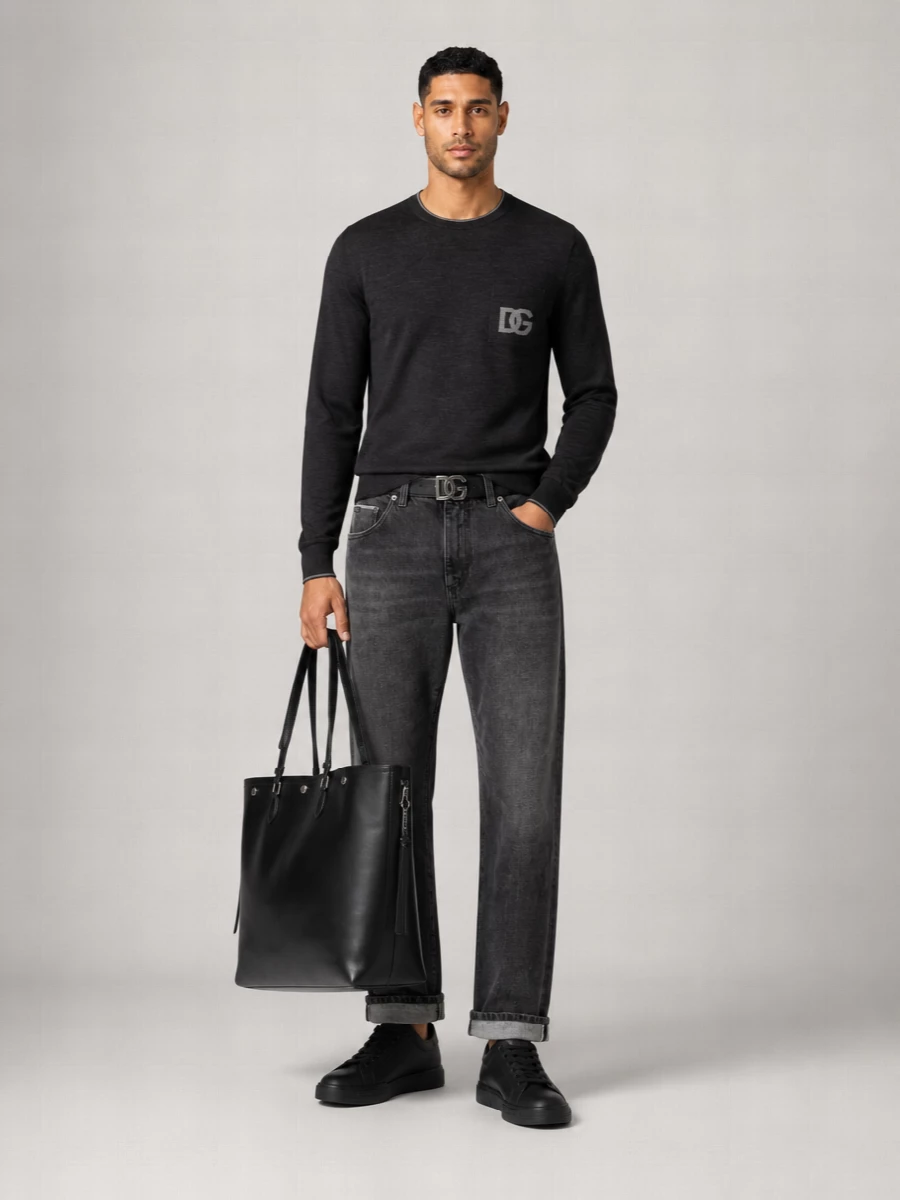 Dolce&Gabbana Regular-Fit Straight-Leg Denim Jeans