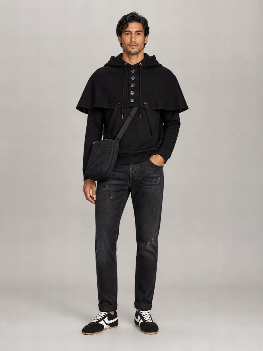 Dries Van Noten Leather And Suede Low-Top Sneakers