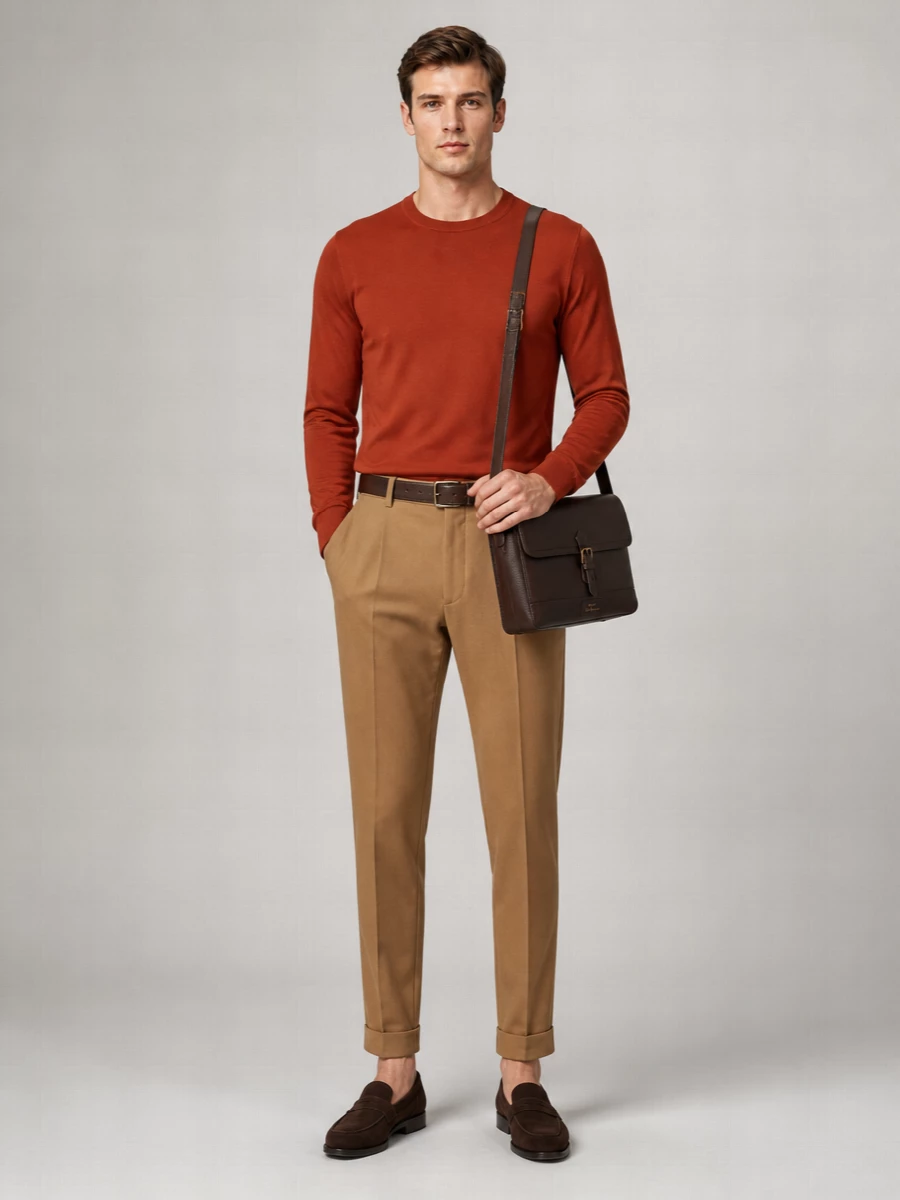 Pt Torino Cashmere Wool Stretch Chinos