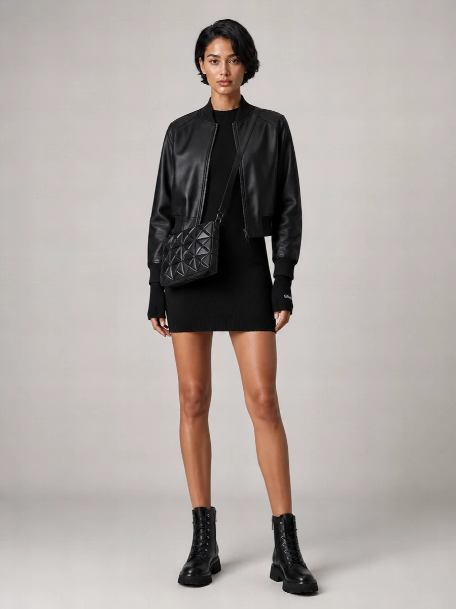 Sportmax leather jacket