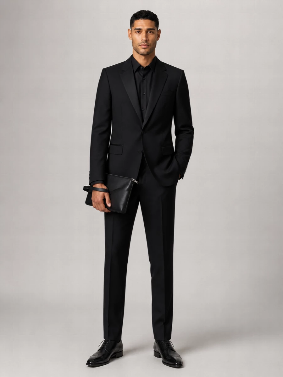 Off-White Wool Single-Breasted Blazer