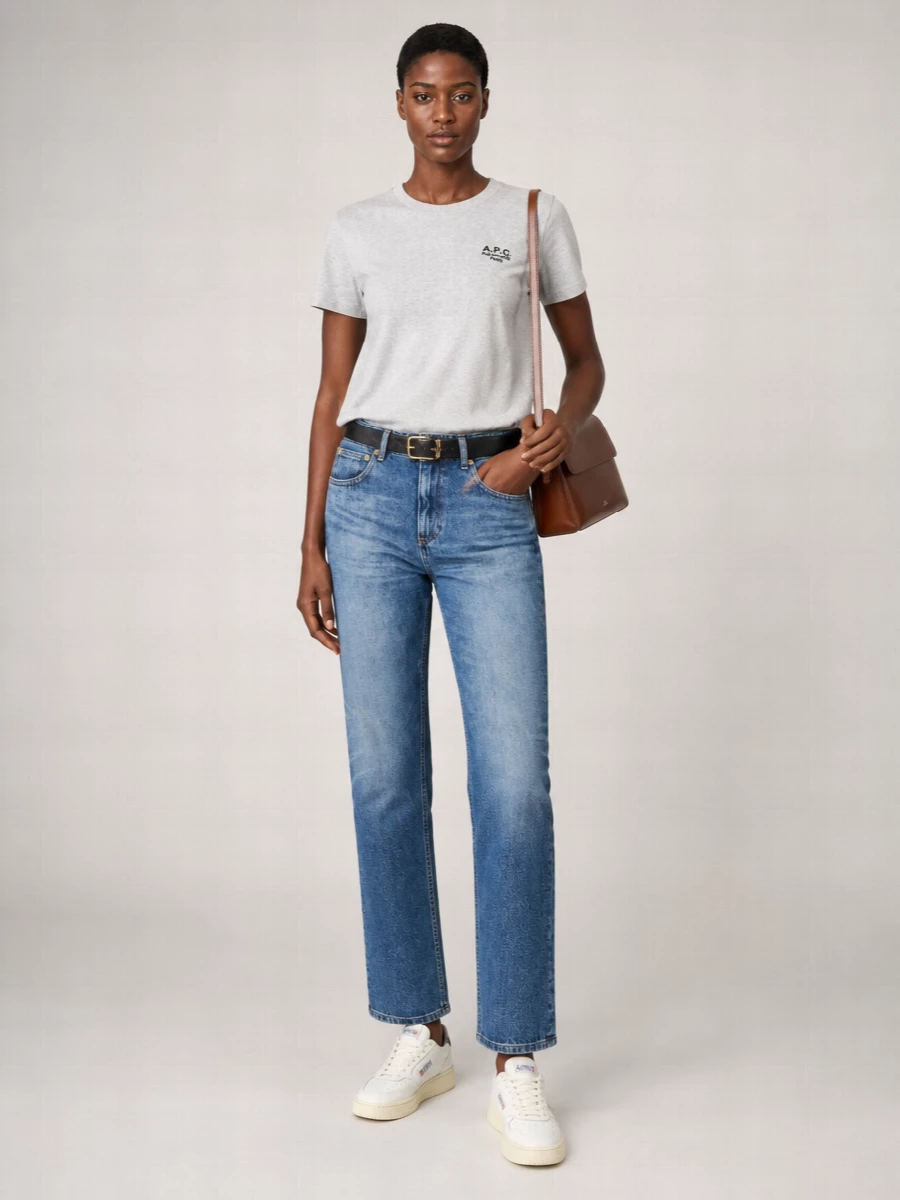 A.p.c. Crew Neck Madame Street T-Shirt