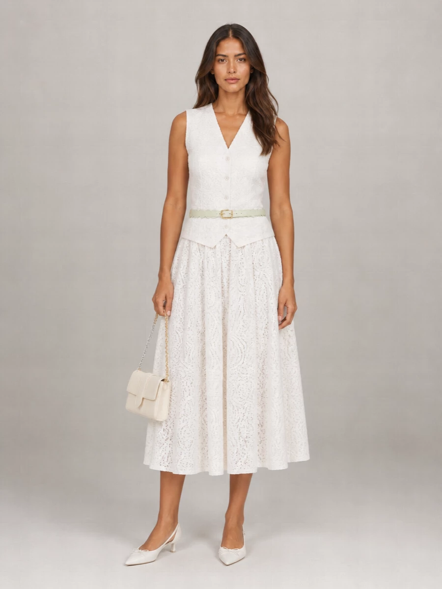Comme Des Garçons Cotton Balloon Midi Skirt