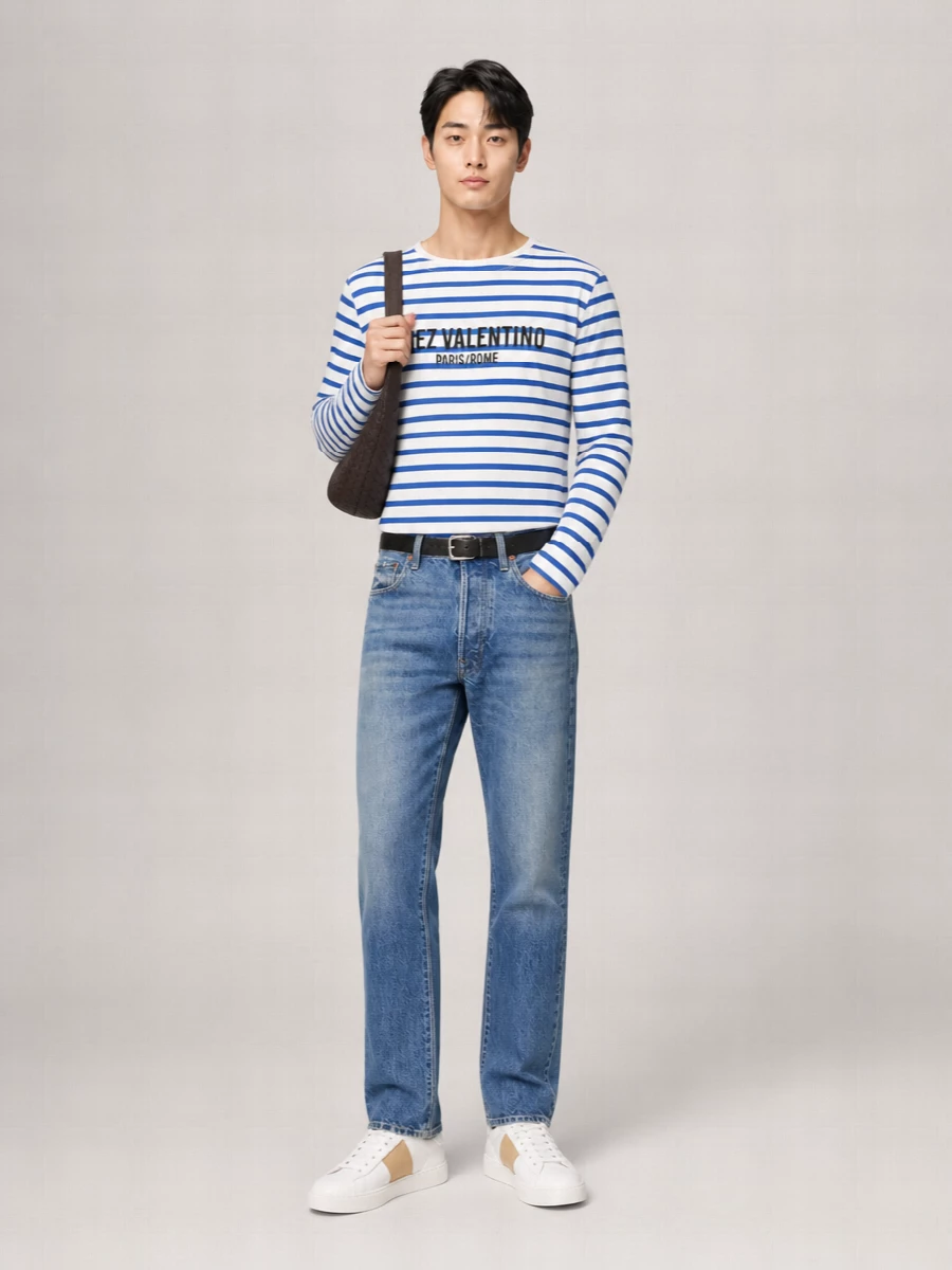 Valentino Garavani Denim Straight-Leg Jeans