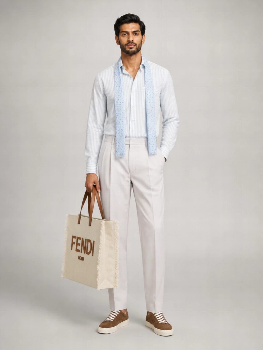 Tom Ford Silk Embroidered Shirt