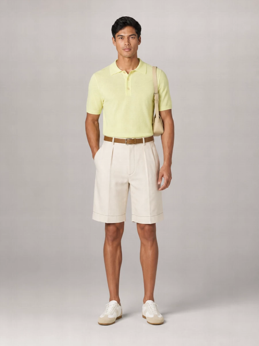 Auralee Mohair Polo Shirt