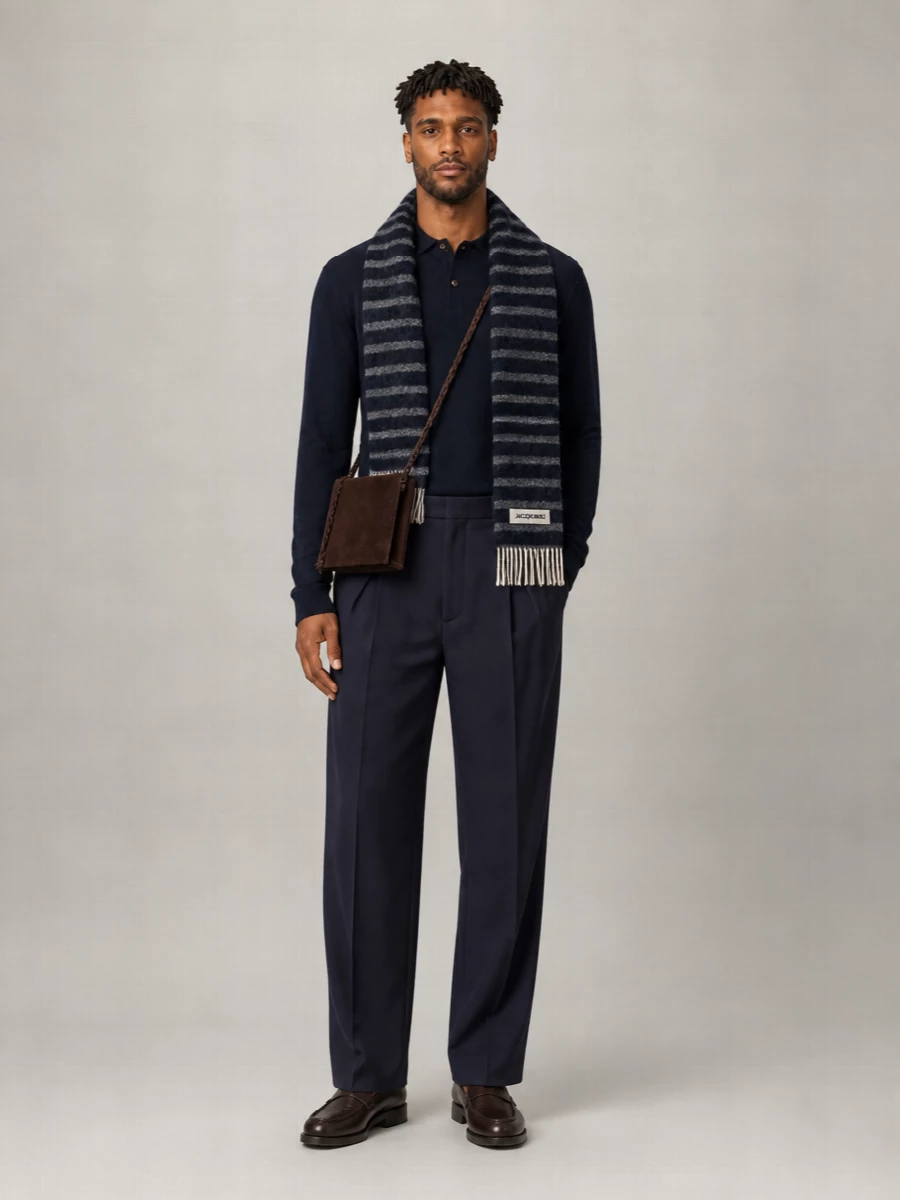 Jacquemus merino wool polo jumper