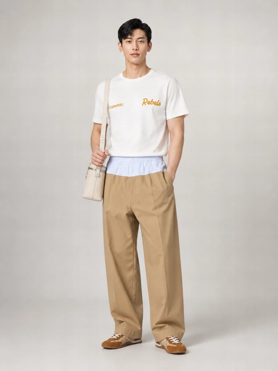 Gucci Leather Low-Top Sneakers