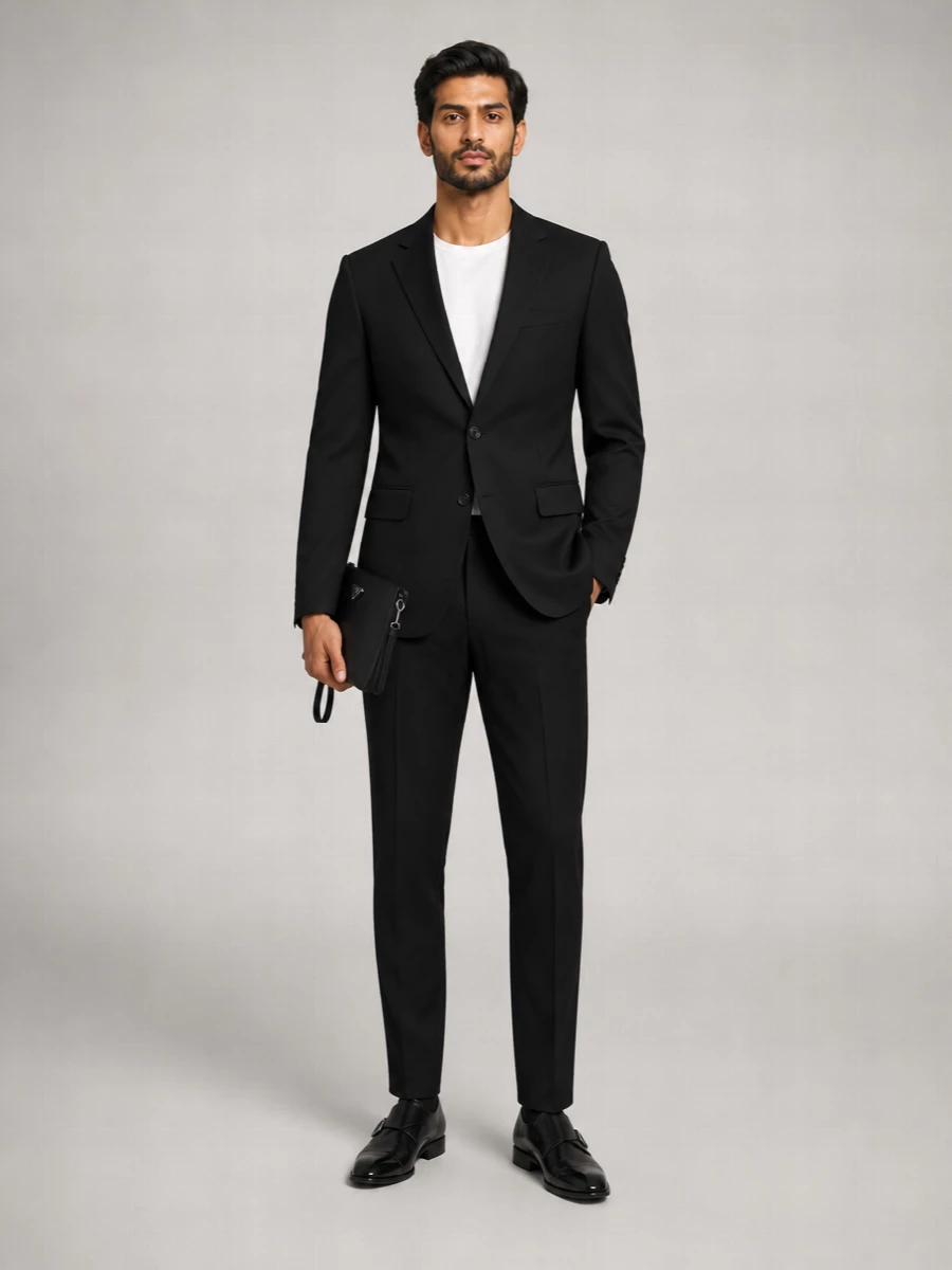 Saint Laurent Leather Monk Strap Loafers
