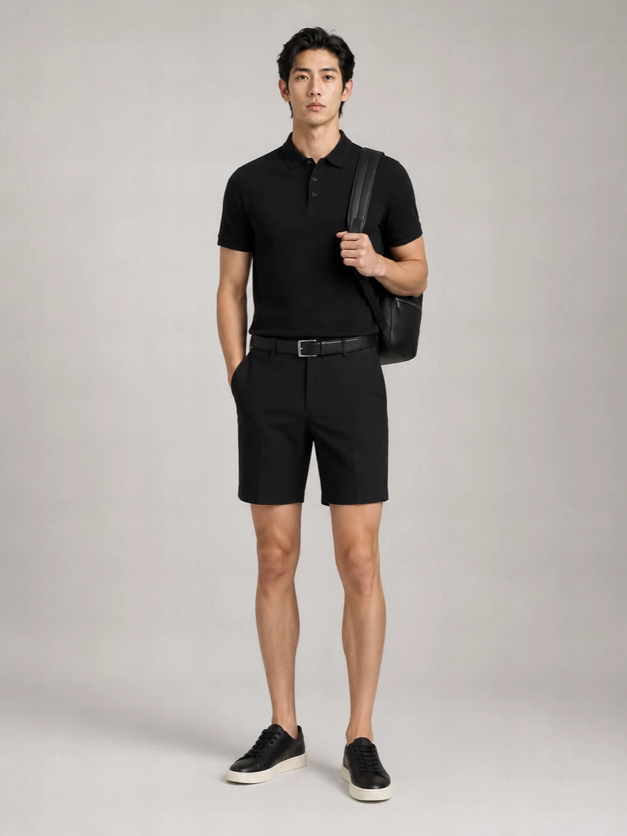 Hugo Cotton Chino Shorts