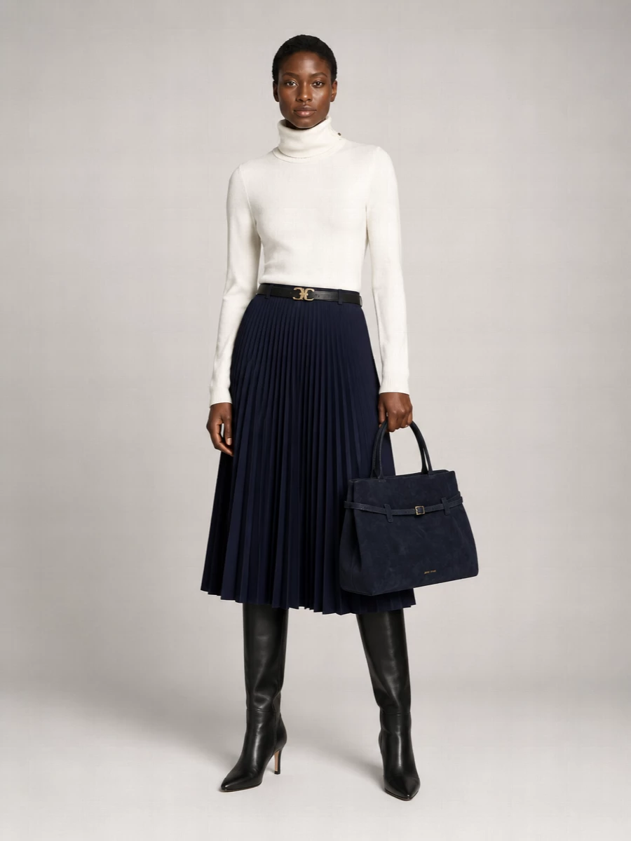 Fabiana Filippi Pleated Maxi Skirt