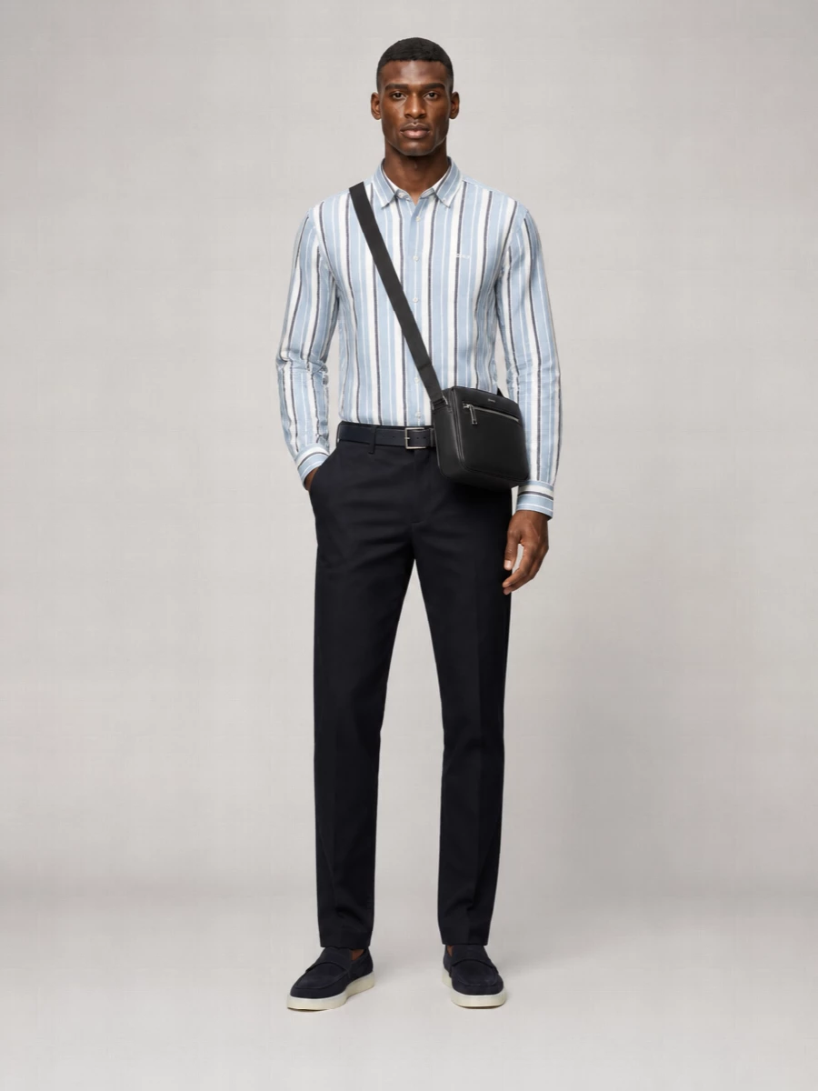 Boss Linen Cotton T-Shirt