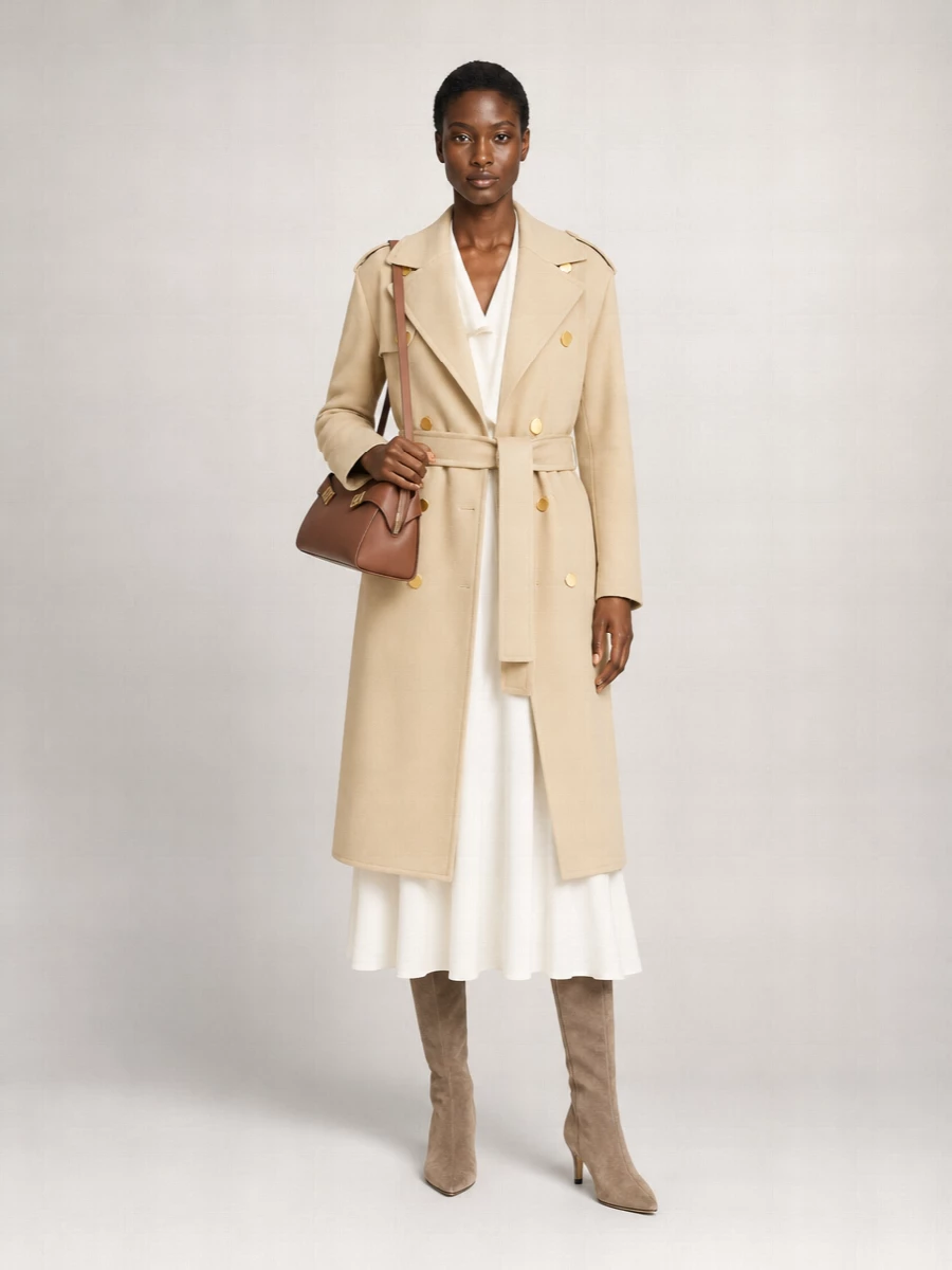 Alberta Ferretti Cashmere Wool Fitted Jacket