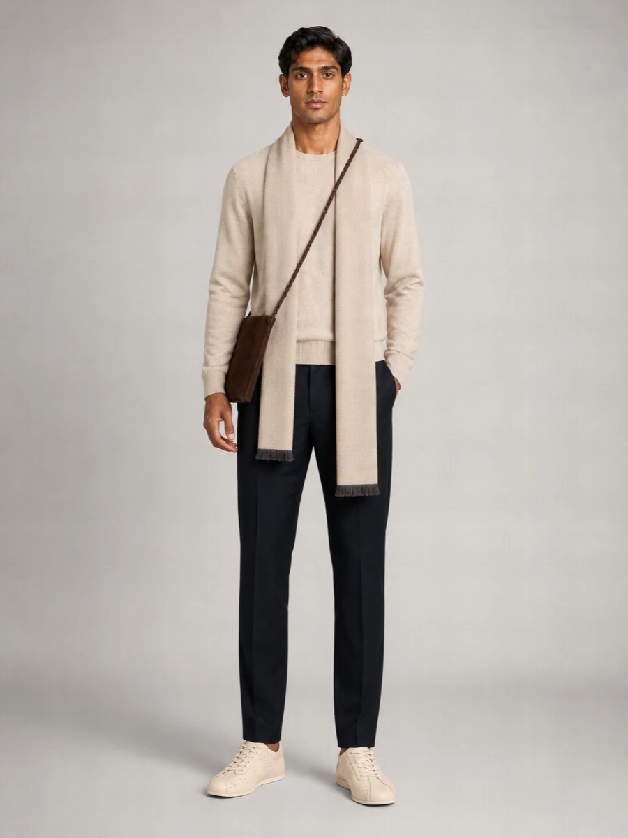 Zanone Virgin Wool Crewneck Long-Sleeve Jumper
