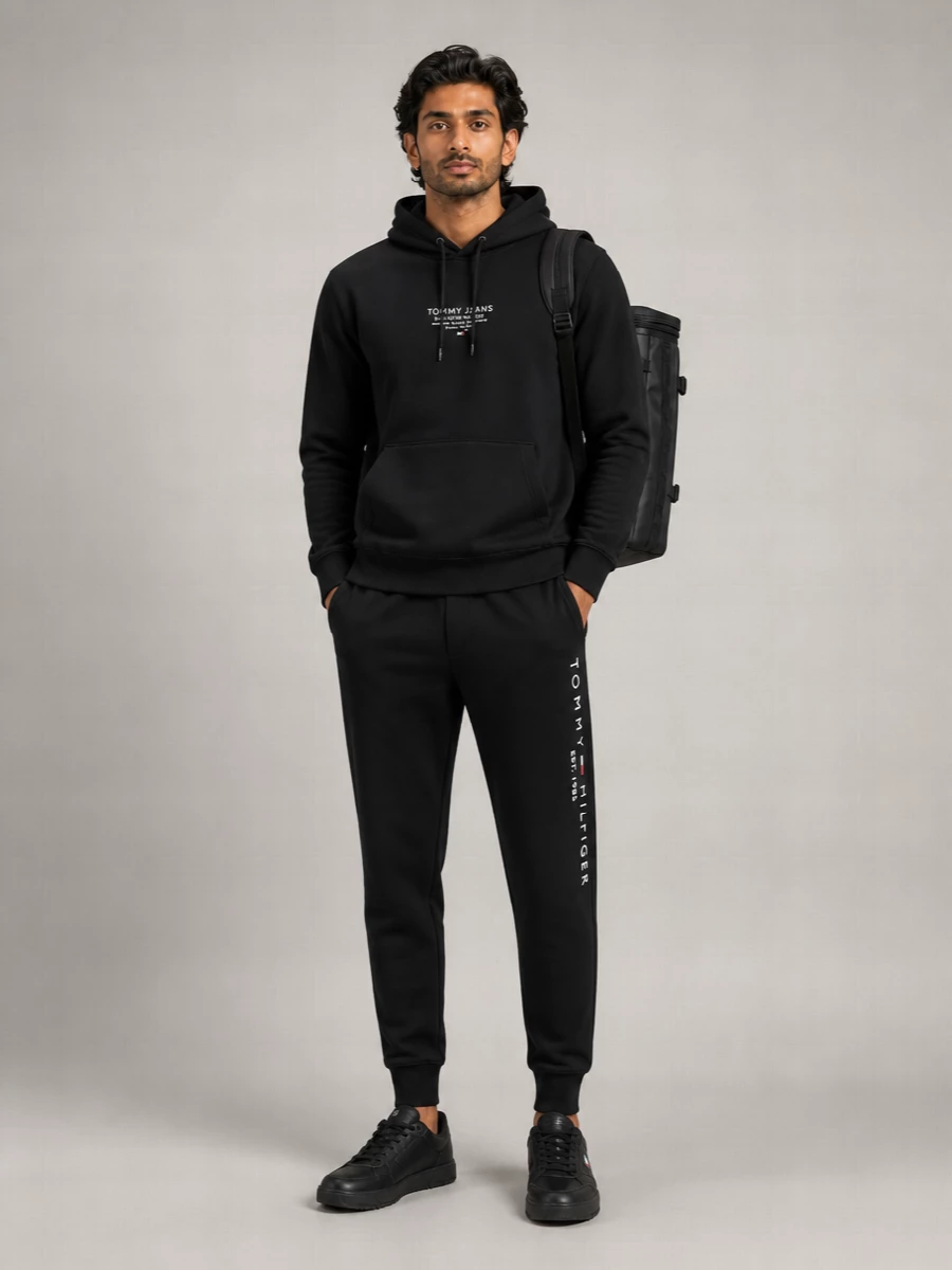 Tommy Hilfiger Cotton Long-Sleeve Hoodie
