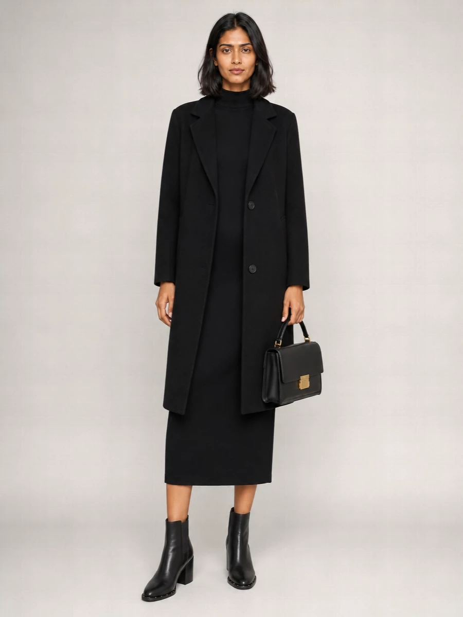 Golden Goose virgin wool mohair single-breasted coat
