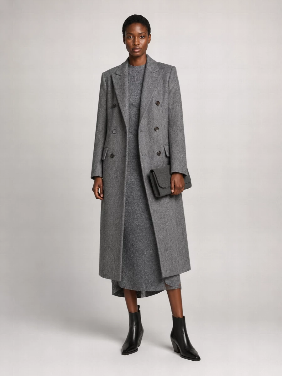 Brunello Cucinelli Double Breasted Coat