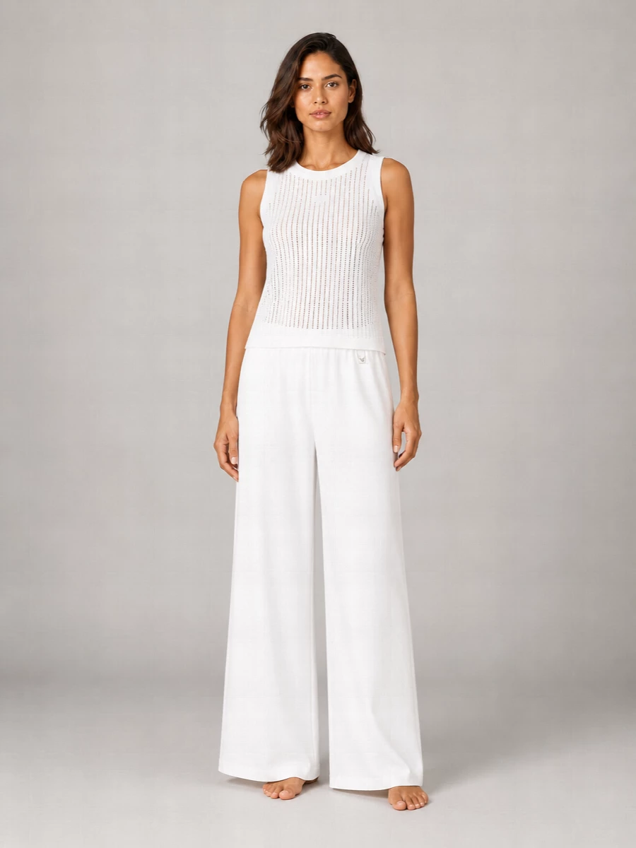 Emporio Armani Cropped Wide-Leg Trousers