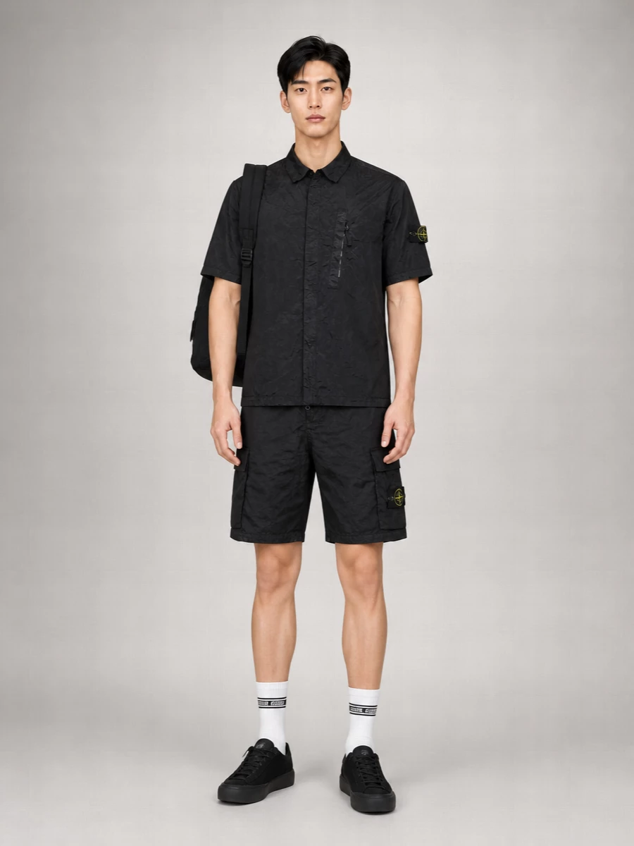 Stone Island Technical Cargo Shorts