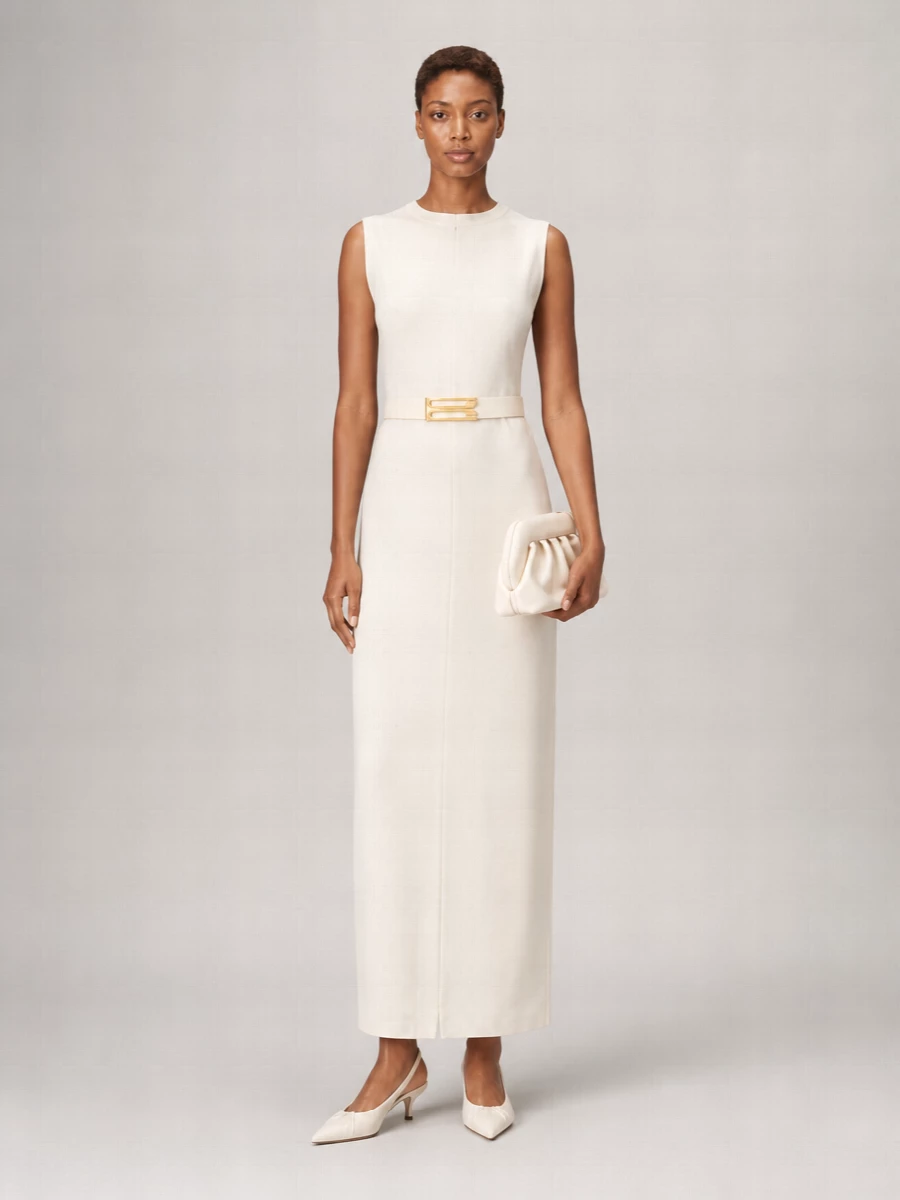 Loulou Studio Linen Midi Dress