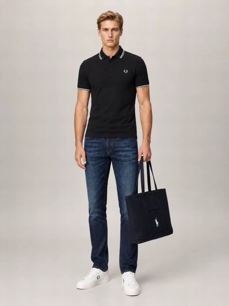 Fred Perry Cotton Piqué Polo Shirt