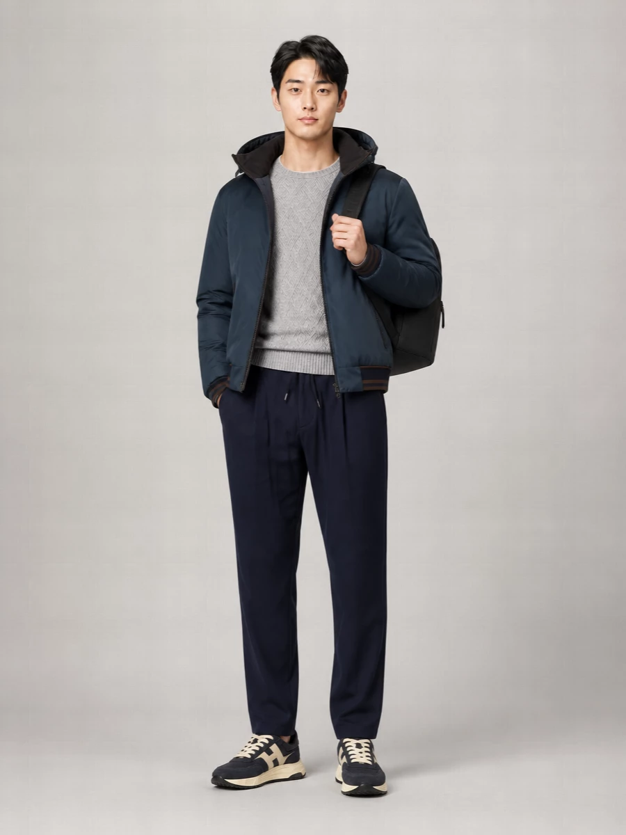 Herno Virgin Wool Puffer Jacket