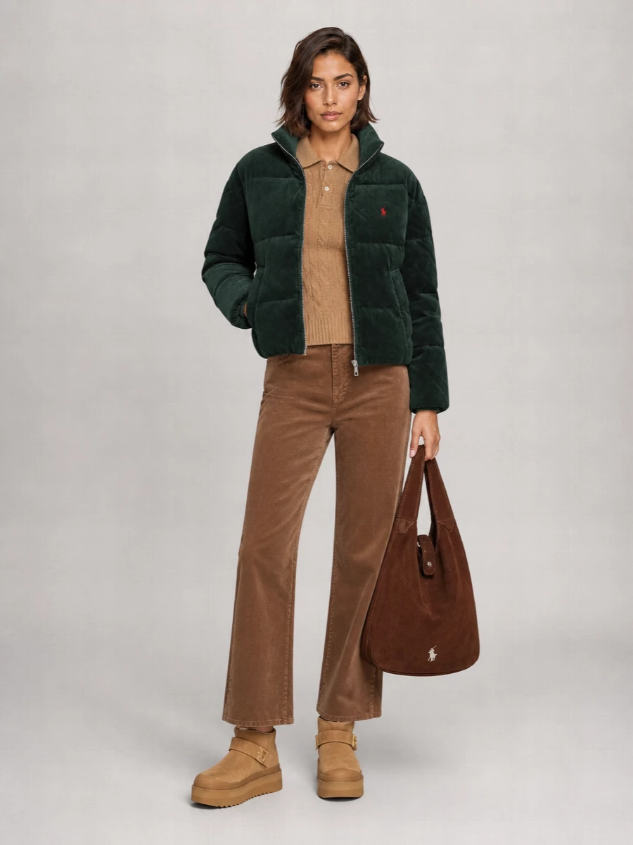 Polo Ralph Lauren Suede Bucket Bag