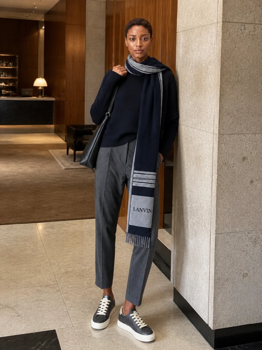 Darkpark knit tailored trousers rick owens sneakers