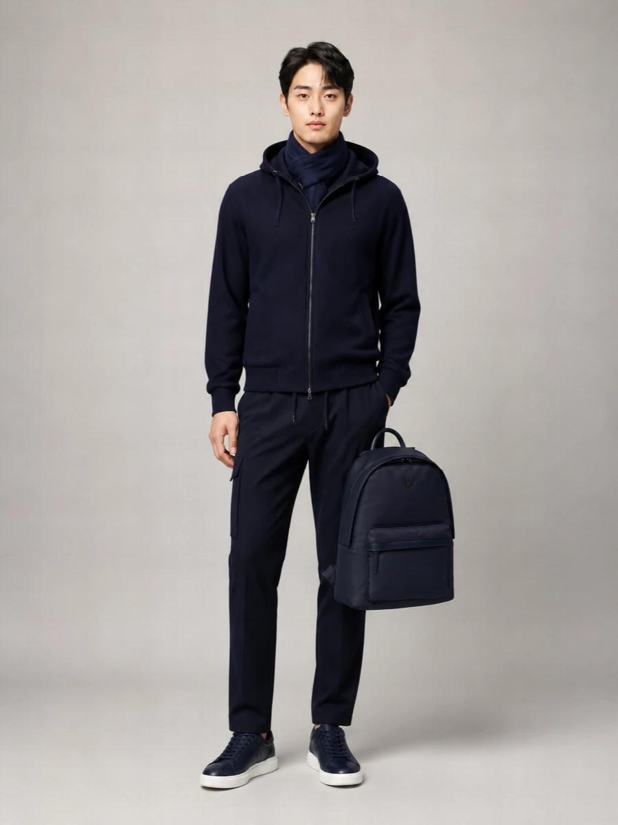 Circolo 1901 Wool Zip Hoodie