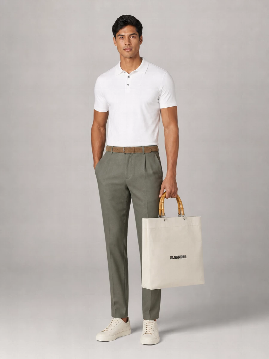 Kiton Cotton Short-Sleeve Polo Shirt